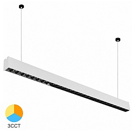 Lampa LED suspendata Bellini3-45 3CCT, 45W, 5000 lm, 3000K-6500K, Alb, 1200 mm