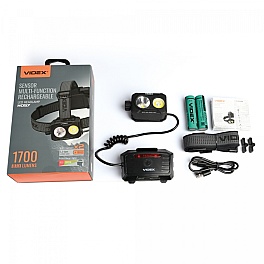 Lanterna frontala LED VIDEX VLF-H057 reincarcabila 1700lm 5000K IP65