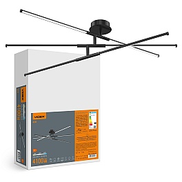 Lustra LED VIDEX, 40W, 4100 lm, CCT 3000K/4000K/6000K, neagra, 1035 mm