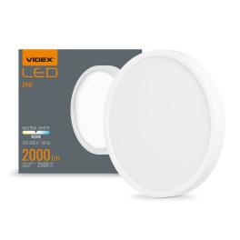 Aplica LED VIDEX-DOWNLIGHT-LED-DLRS-24W-NW