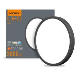 Aplica LED VIDEX-DOWNLIGHT-LED-DLRS-BLACK-24W-NW
