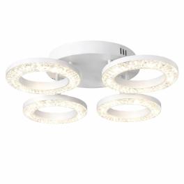 Lustra led 4 cercuri cu Cristalshine 80W model ACR-8054