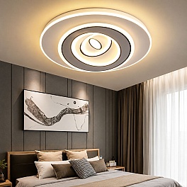 Lustra LED cu telecomanda Arinna D500, 120W, D500 x H60 mm, 3 lumini