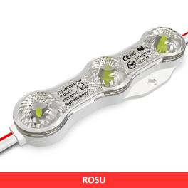 Modul LED Samsung, cu chip 12V, 1.1W,  170grade, 130lm, IP68, color (Rosu)