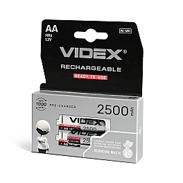 Ni-MH Rechargeable battery VIDEX HR6 2500mAh 2pcs BLISTER