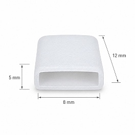 Capac silicon 8mm fixare banda LED COB de exterior