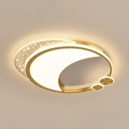 Lustra Led Gold Moon Light 96W 50cm