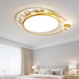 Lustra Led Gold Sun Light 96W 50cm