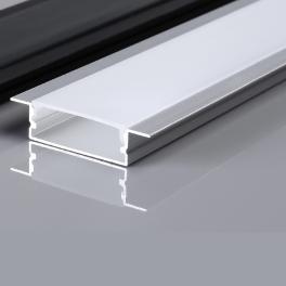 Profil aluminiu pentru banda LED, 41x10mm, 2m, gri, 120-001-1003