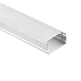 Profil LED aplicat, aluminiu, 17.8×6.85 mm, interior 14.8 mm, 2 m, argintiu, RF-YF103A