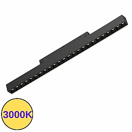 Proiector Liniar Șină Magnetică 30W, 30 LED-uri, Negru, 3000K, PRO-MAG-L8005