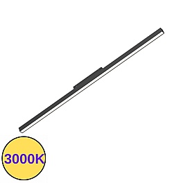 Proiector liniar sina magnetica MG20 Magnus 36W incastrat 3000K negru PRO-MAG-L8010