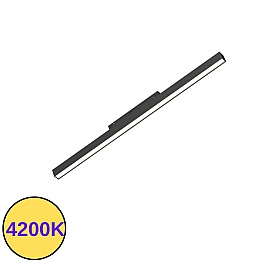 Proiector sina magnetica MG20 Magnus 20W incastrat 4200K negru PRO-MAG-L9008