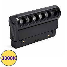 Proiector sina magnetica MG20 Magnus 6W multiled rotativ 3000K negru PRO-MAG-L8013