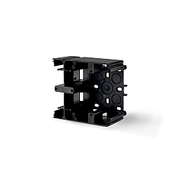 Surface mounting box module black graphite VIDEX BINERA