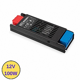 Transformator Bandă LED 12V, 100W, 8.5A, IP20, Carcasă Slim, VESPA-100