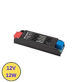 Transformator Bandă LED 12V, 12W, 1A, IP20, Carcasă Slim, VESPA-12