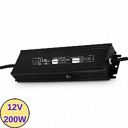 Transformator Bandă LED 12V, 200W, 17A, IP67, Waterproof, VESTA-200