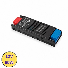 Transformator Bandă LED 12V, 60W, 5A, IP20, Carcasă Slim, VESPA-60