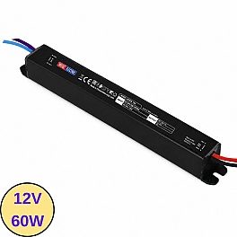 Transformator Bandă LED 12V, 60W, 5A, IP67, Waterproof, VESTA-60