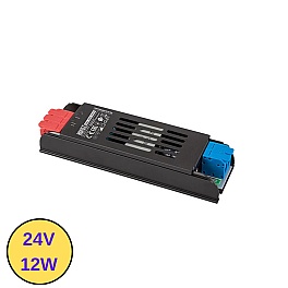 Transformator banda LED 24V, 12W, 0.5A, IP20, carcasa slim, VESPA-12/24