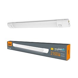 Corp liniar LED VIDEX BN02, 60 cm, 18W / 14W / 10W, 2160 lm, CCT 4000K / 5000K / 6500K, VL-BN02-1806CW