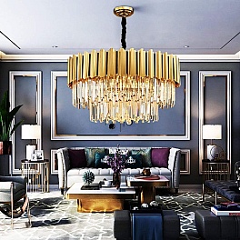 Candelabru Prestigious Golden 500, iluminat modern, E14, auriu