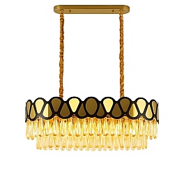 Candelabru Toros Chic 800x300, iluminat modern, E14, auriu cu negru