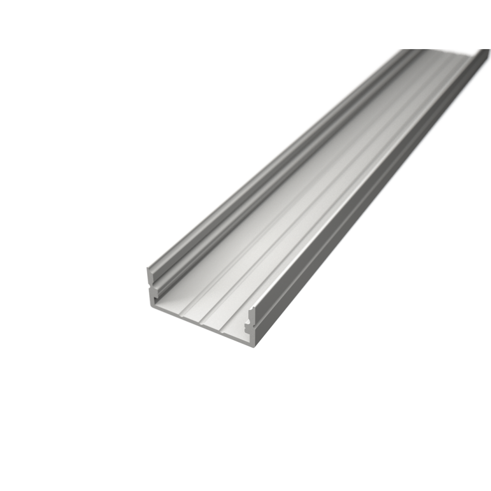Profil aluminiu pentru banda LED aplicat SURFACE 3, 23,5x10 mm, 2 m, alb