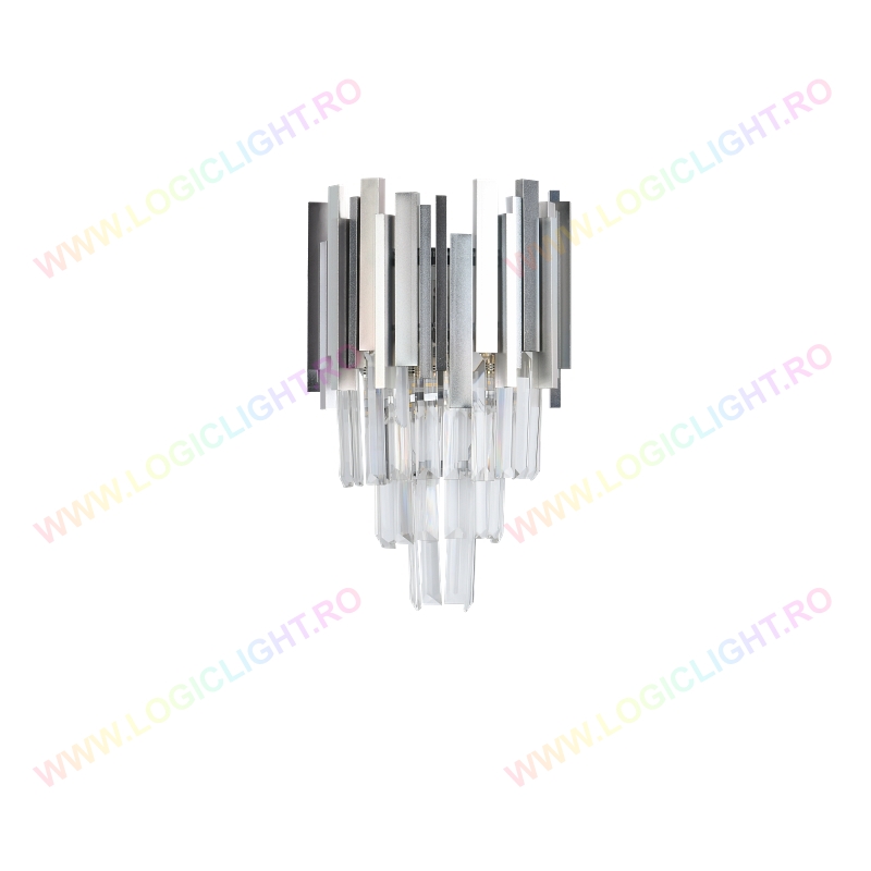 Aplica Perete Silvia Chrome