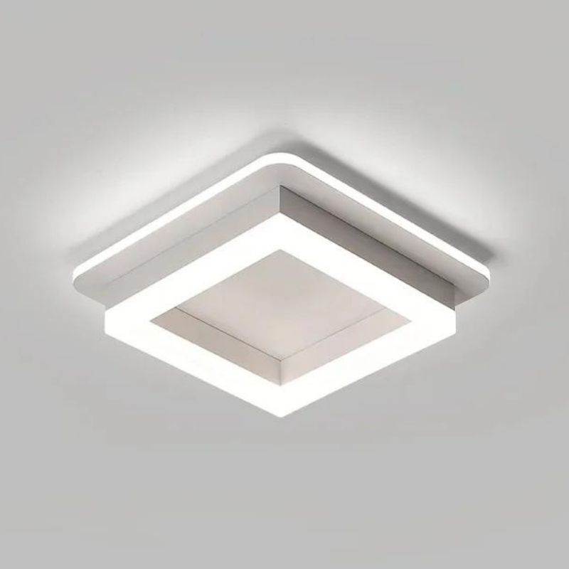 Plafoniera Led Patrata Alba, 16W