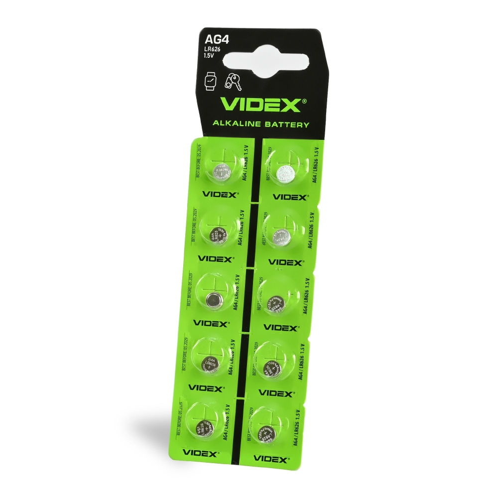 Baterie VIDEX AG4 LR626 1.5V 20mAh alcalina