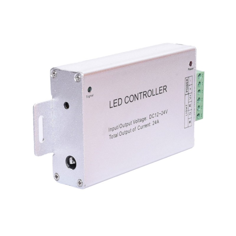 Controller metalic banda led RGB 12-24V 24A, telecomanda 44 taste