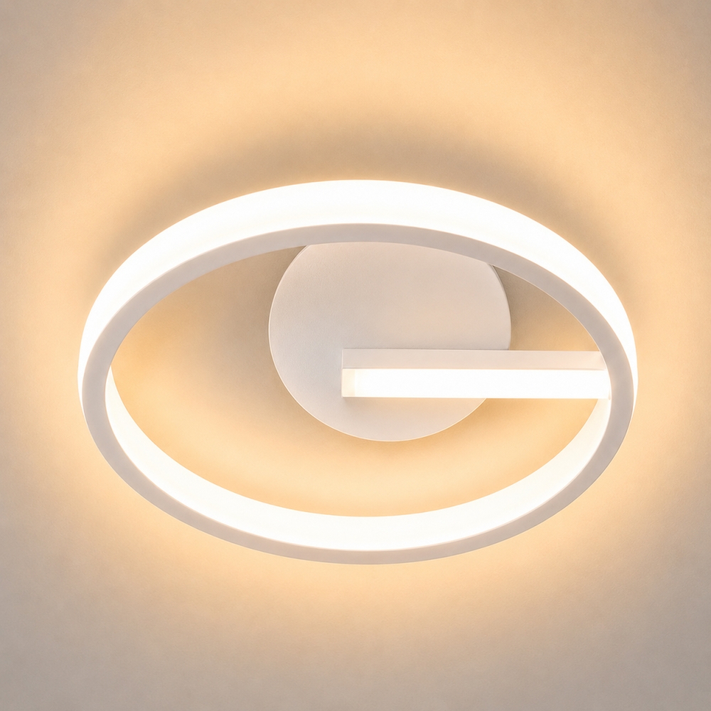 Aplică LED AL184-WH, 24W, 3000K-6500K, Alb, 200 x 200 mm