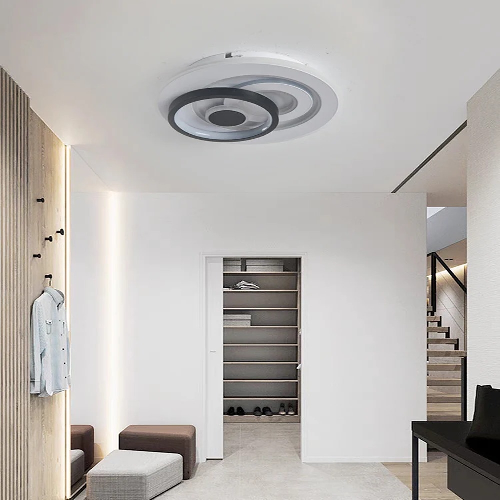 Aplica LED, 3 Tipuri De Lumina, 74W, Alb/Negru