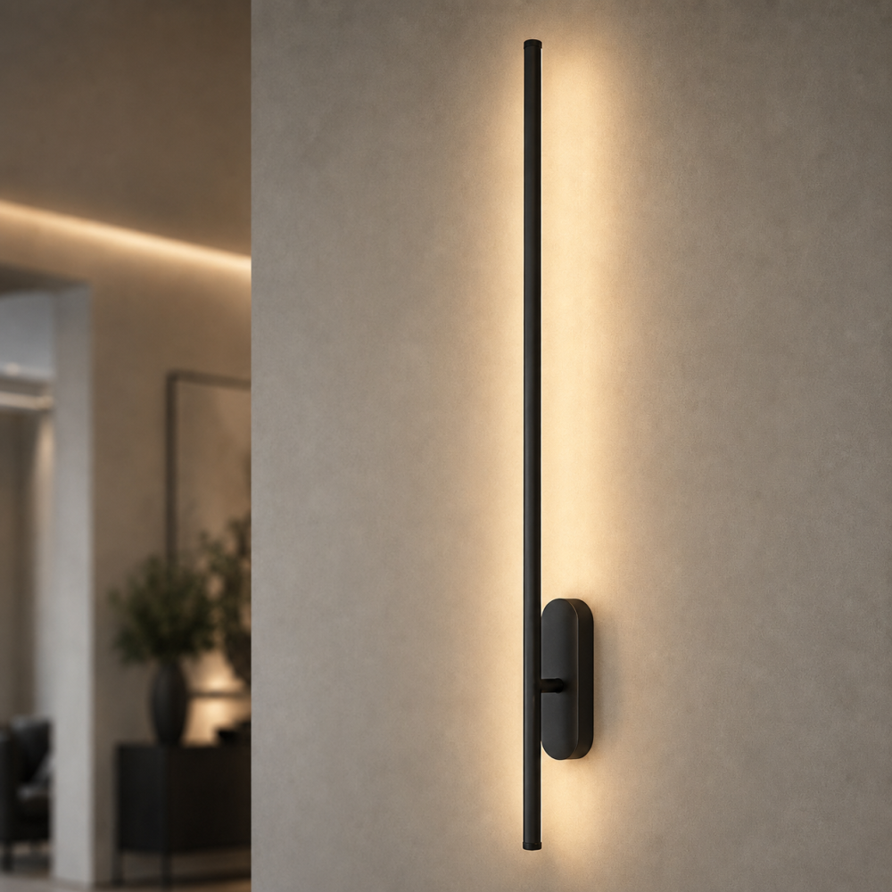 Aplica LED Salda 10W 4200K 372lm neagra IP44 SALDA-10