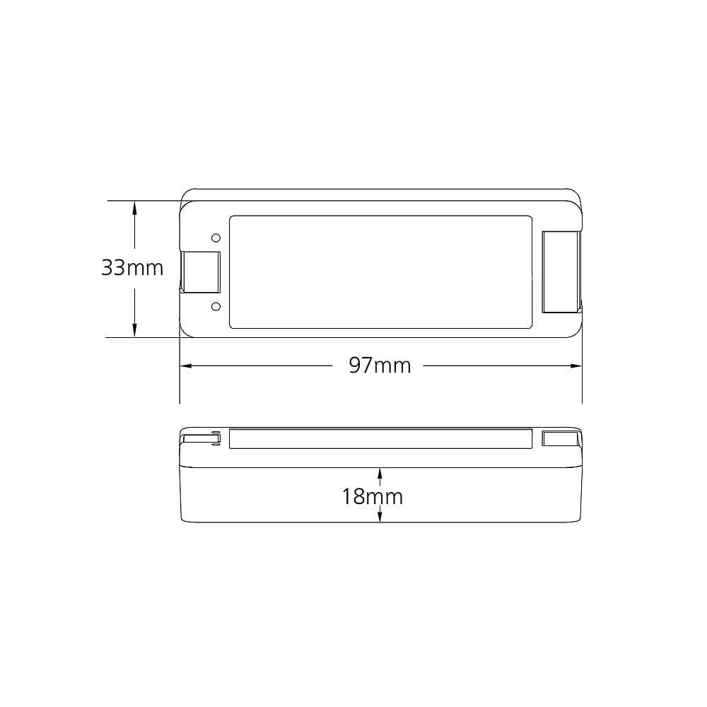 Kit telecomanda pentru benzi LED MONO 12-24V 2,4GHz