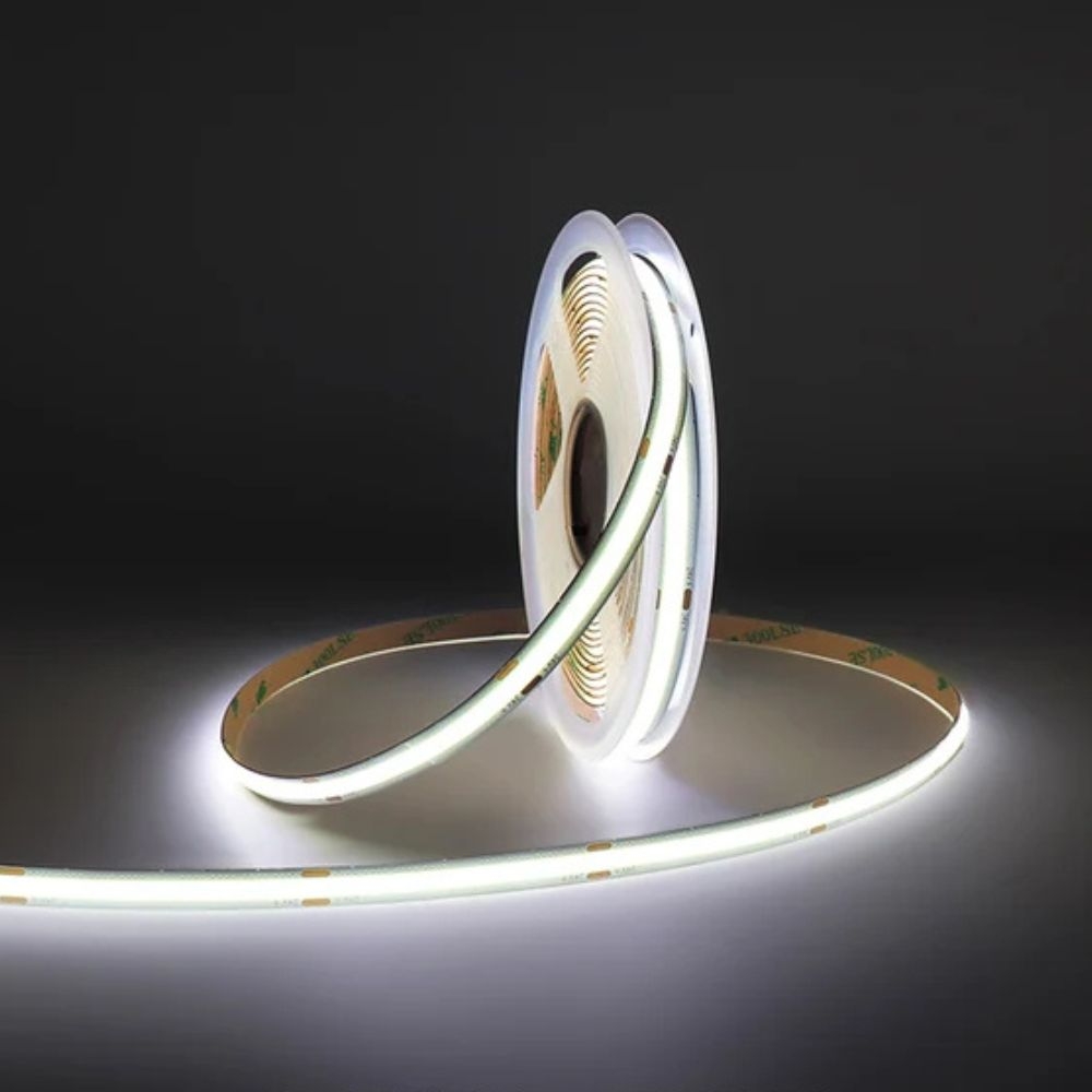 Banda LED COB 12V PRO-SPN6816, 5m, 60W, 4800lm, 6000K, IP20