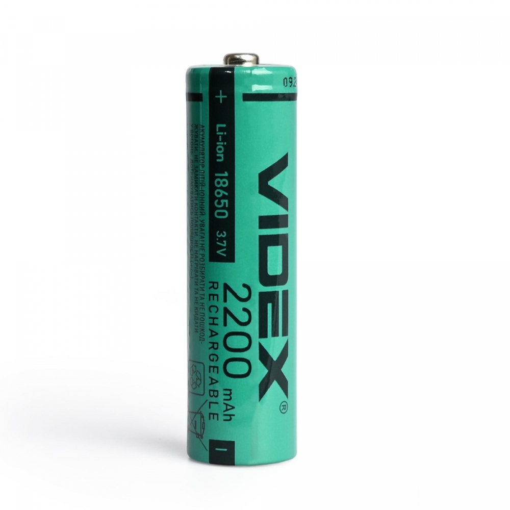 Baterie Li-Ion VIDEX 18650 2200mAh 3.7V Fara Protectie Bulk