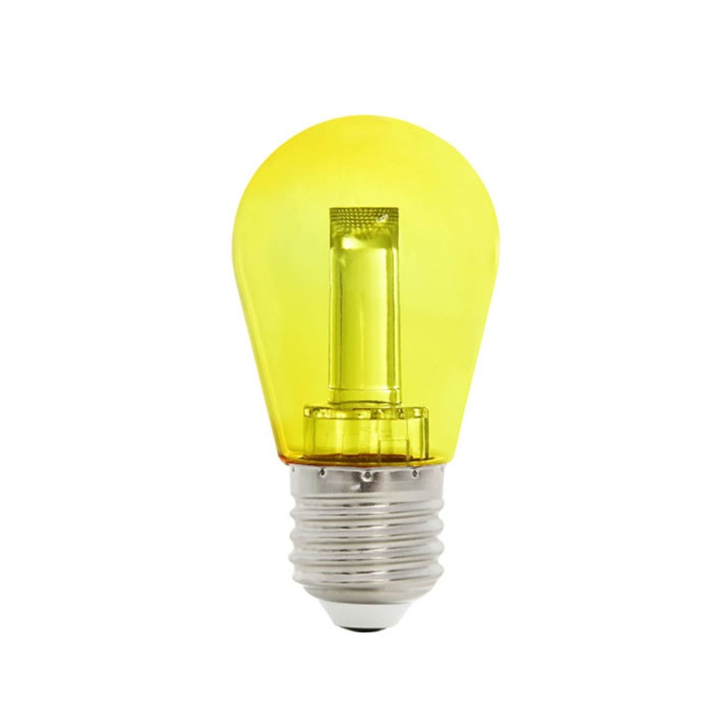Bec LED 2W E27 Galben, FANTASY, Horoz Electric, 110lm, 220-240V