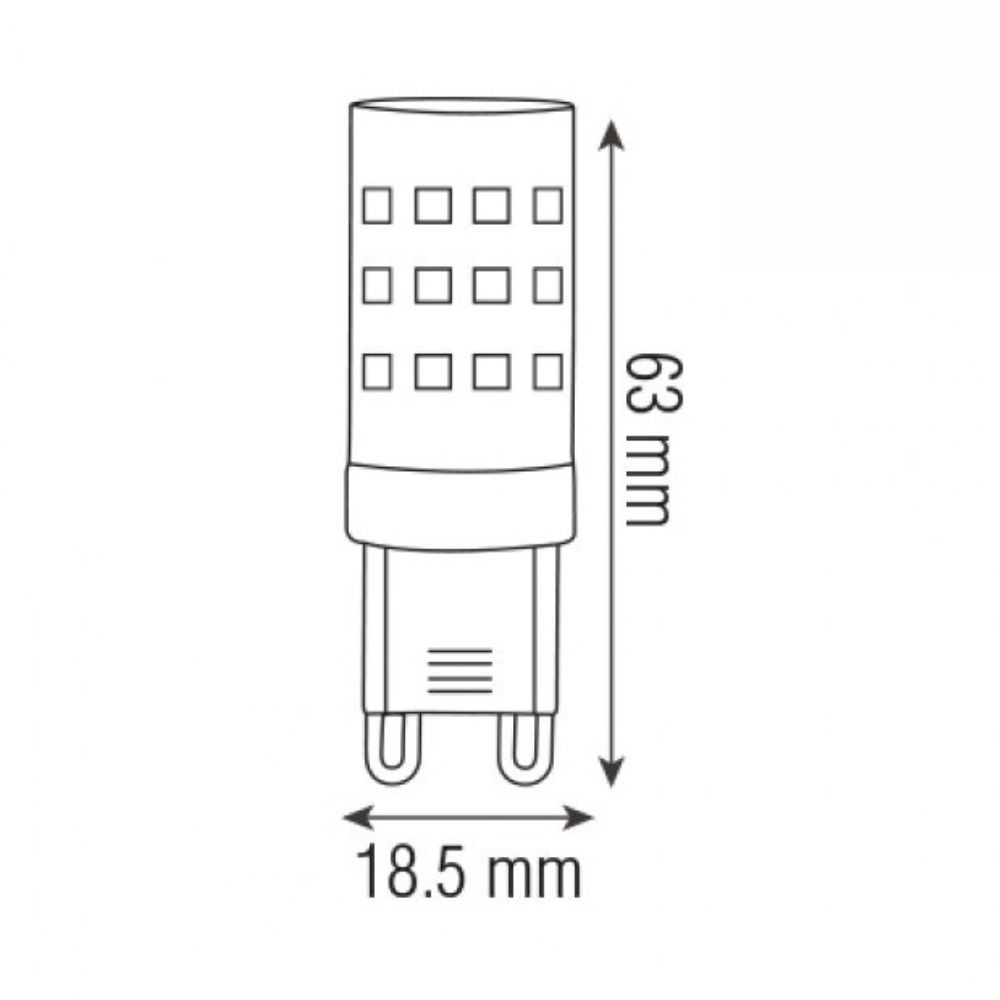 Bec Led G9 10W Peta-10, set 10 bucati (4200K)