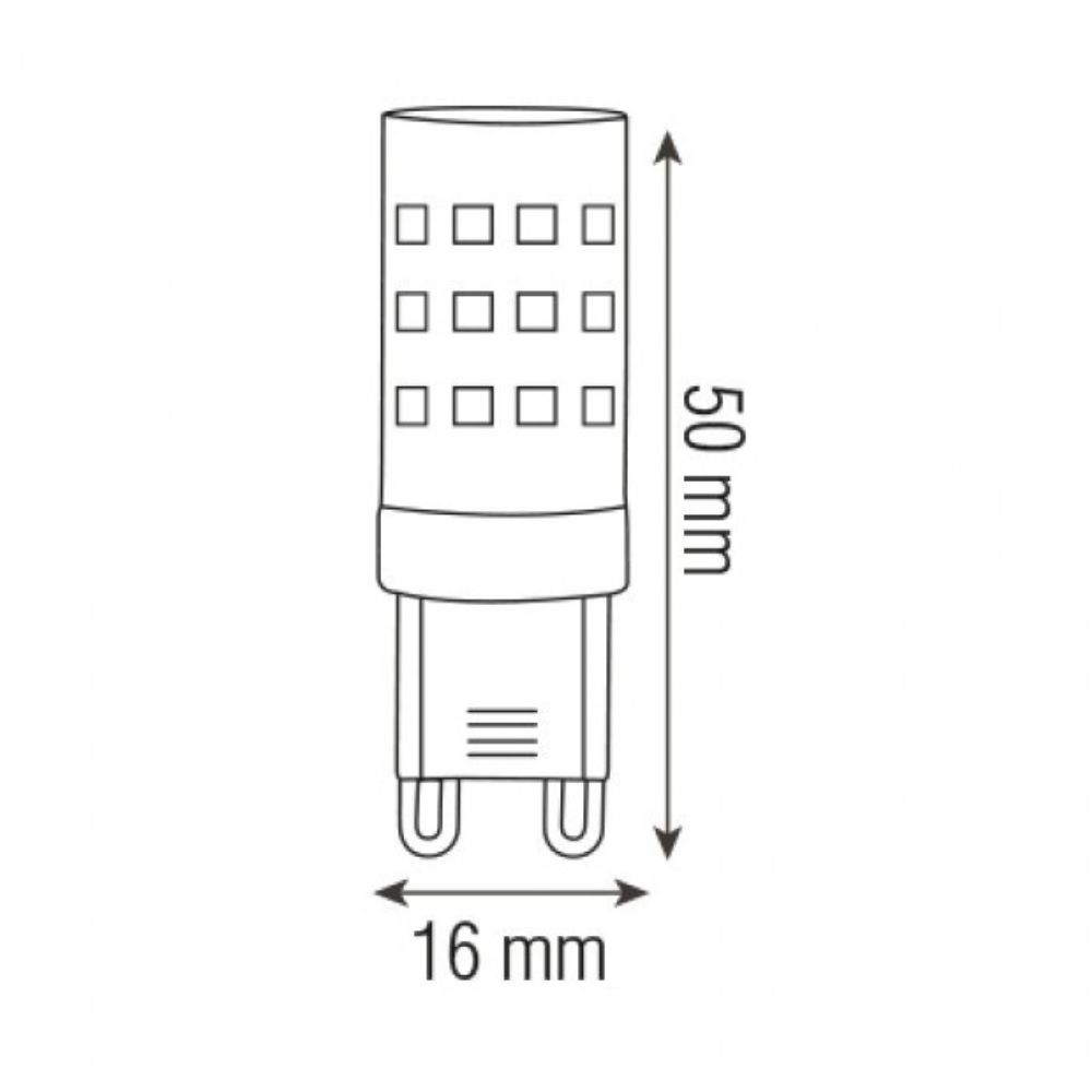 Bec Led G9 6W Peta-6, set 10 bucati (4200K)
