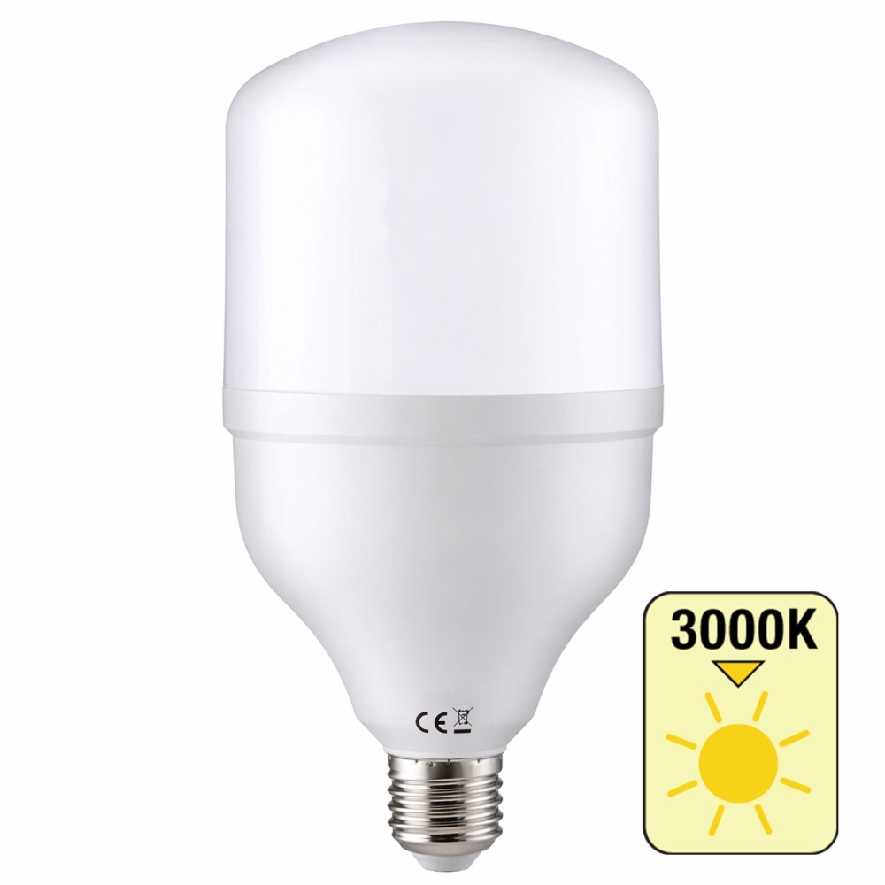 Bec LED industrial 30W E27 3000K, alb cald, 3120lm, HOROZ TORCH-30