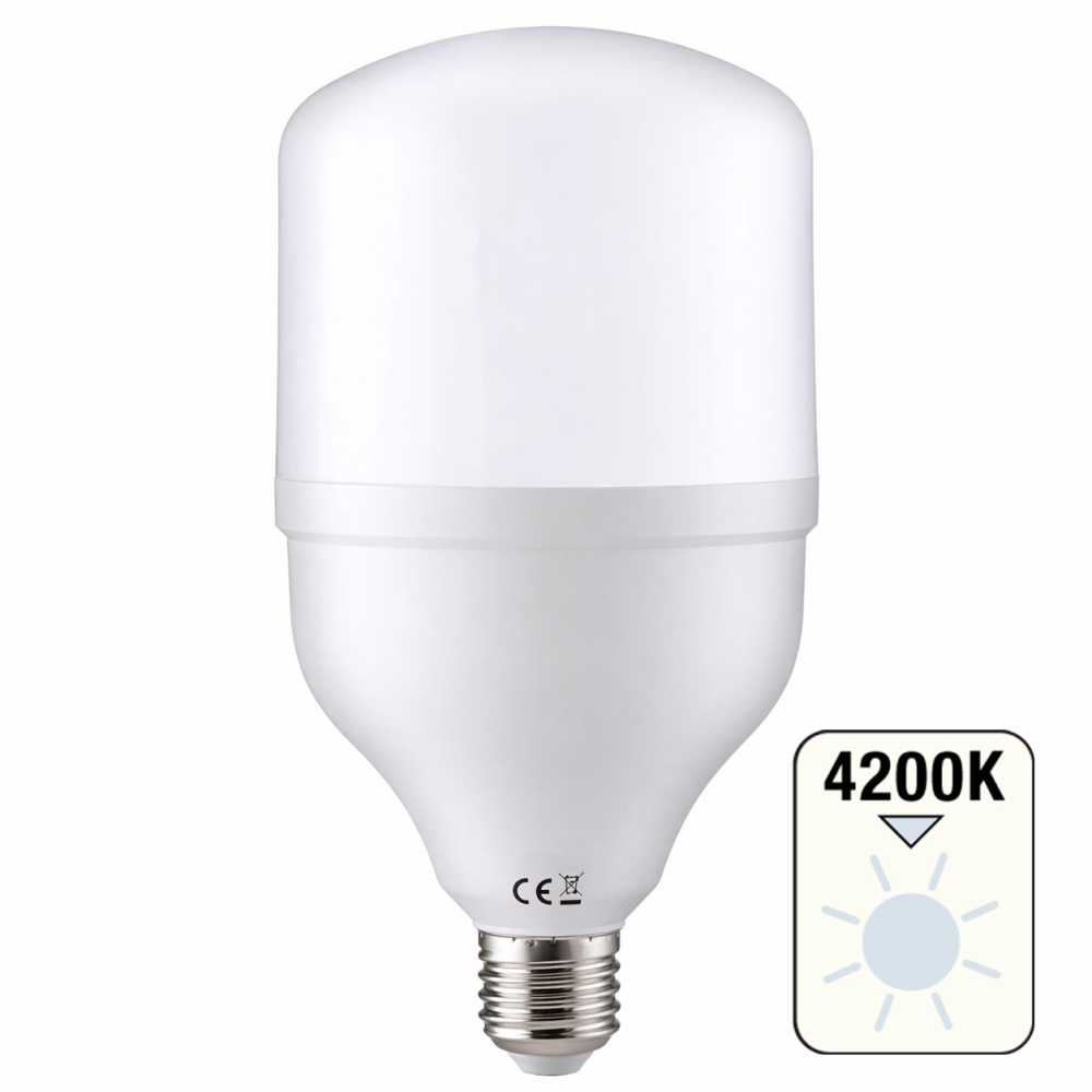 Bec LED industrial 30W E27 4200K, alb natural, 3120lm, HOROZ TORCH-30