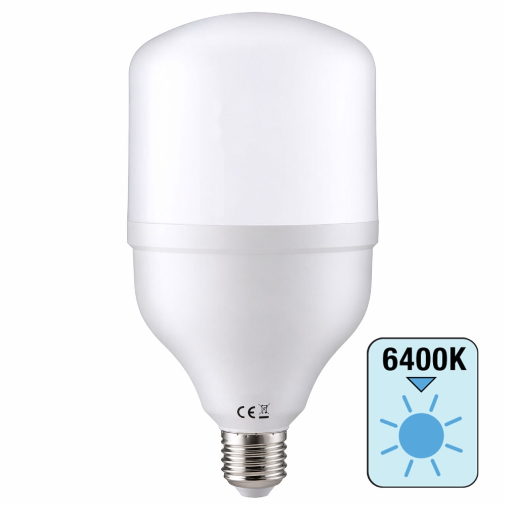 Bec LED industrial 40W E27 6400K, alb rece, 4250lm, HOROZ TORCH-40