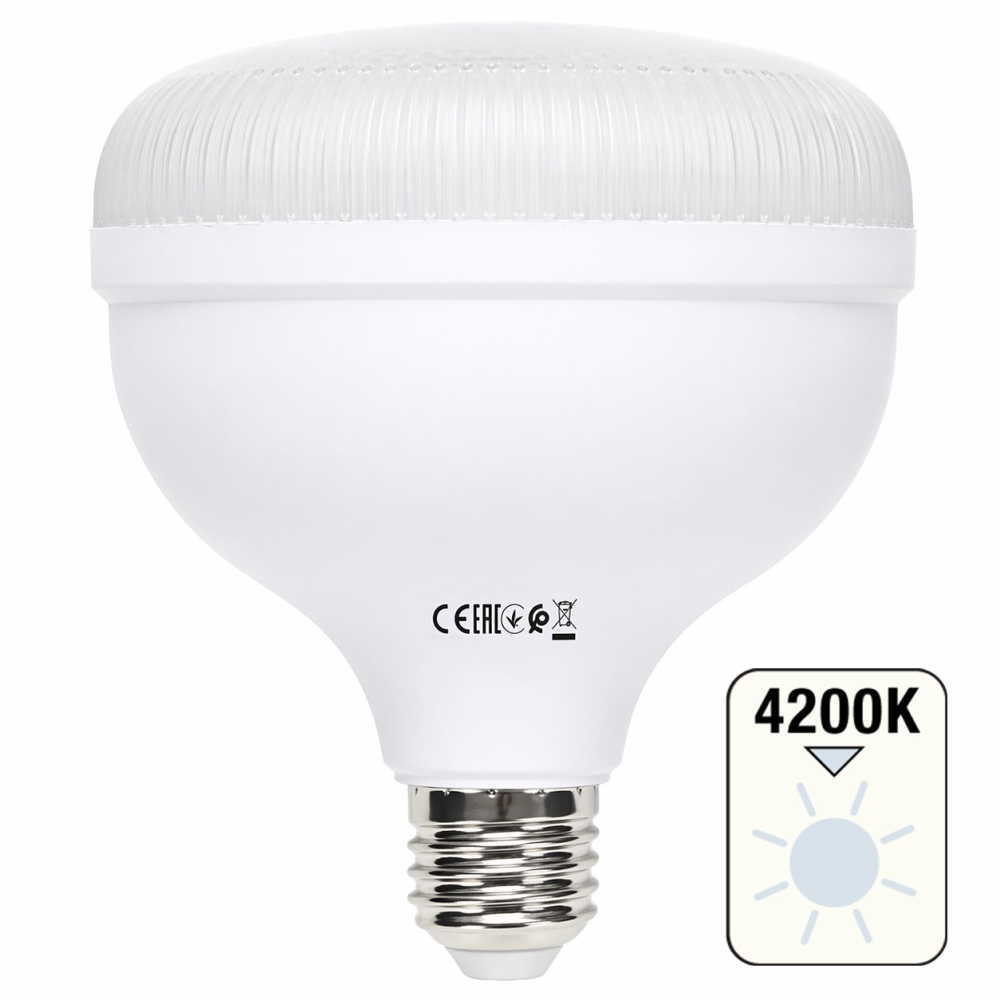 Bec LED industrial E27, 30W, 3100lm, 4200K, alb natural, 200&deg;, TORCH CRYSTAL-30