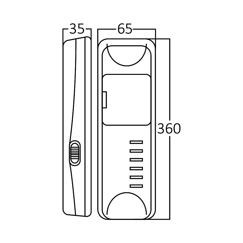 Lampa Emergenta pt Perete 60Led 4W BM60