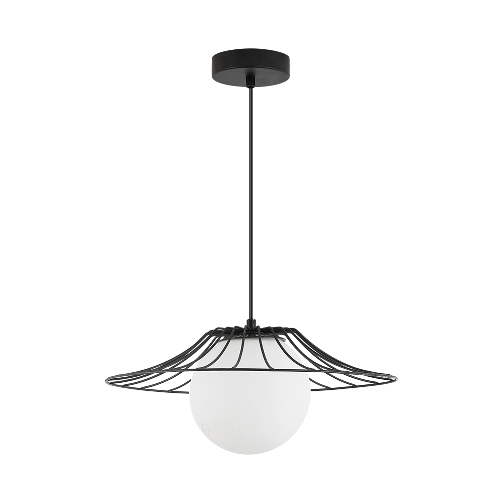 Pendul Convex cu glob, W004R-1H-1xE27  max 23W