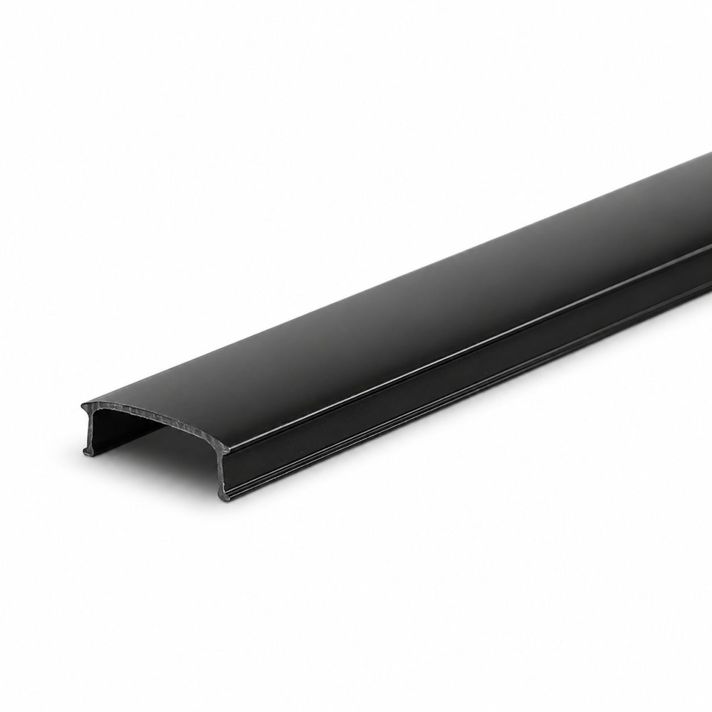 Capac profil aluminiu, 12.4 mm, negru, 3M, PROFILE-BS1, compatibil PROFILE-R1