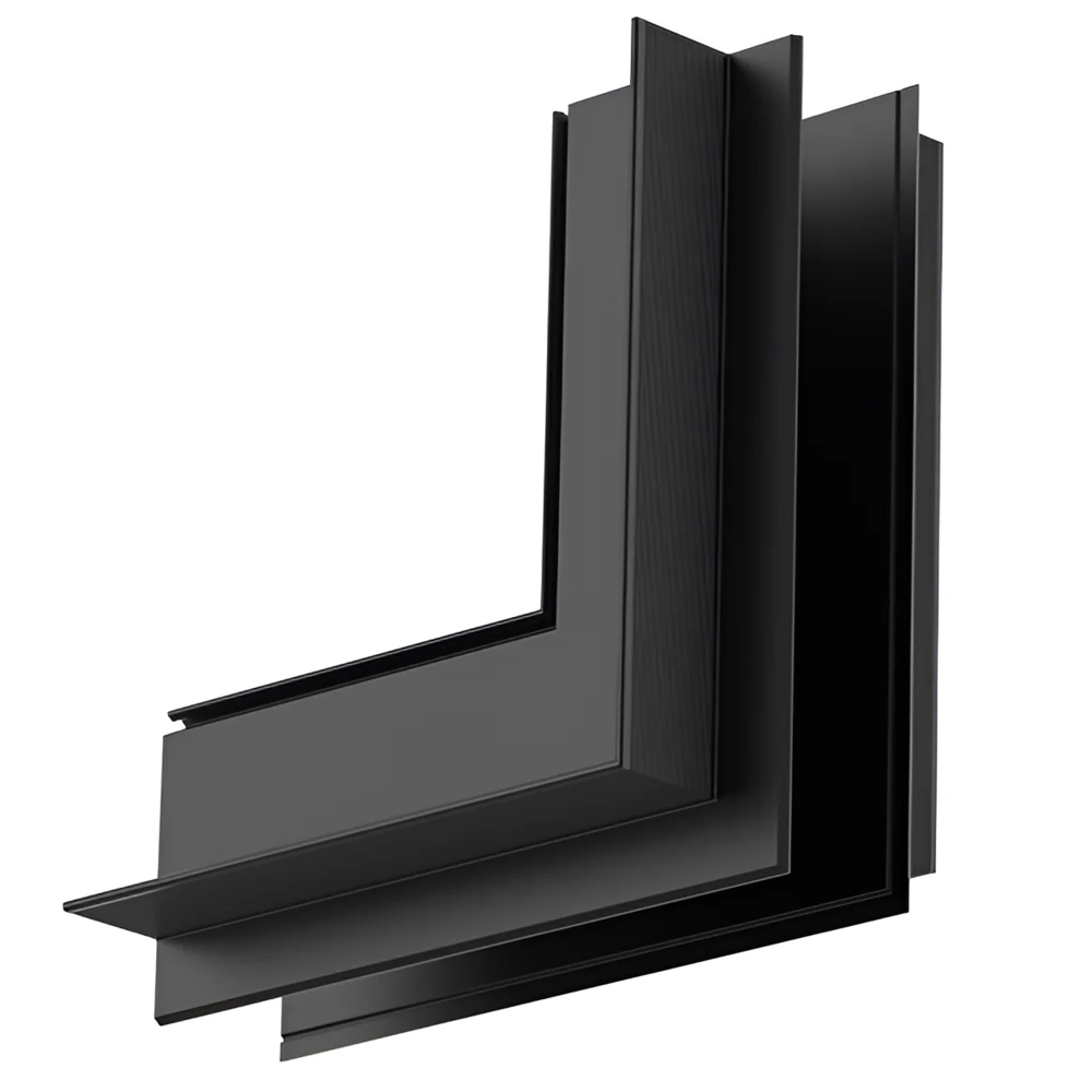 Colț Exterior Vertical pentru Șină Magnetică Magnus M20A-TR01, Negru, BY41-10121